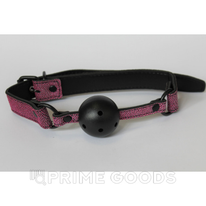 Кляп-шарик для рта Pleasure bound (розовый) от sex shop primegoods фото 2