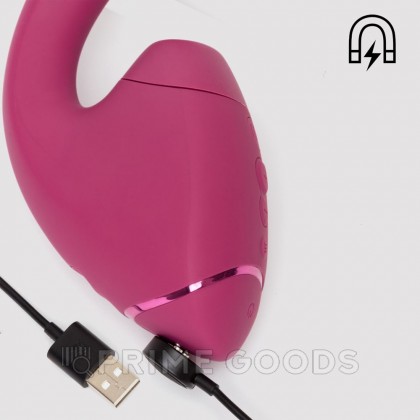 Бесконтактный клиторальный стимулятор Womanizer Next Duo, розовый от sex shop primegoods фото 6