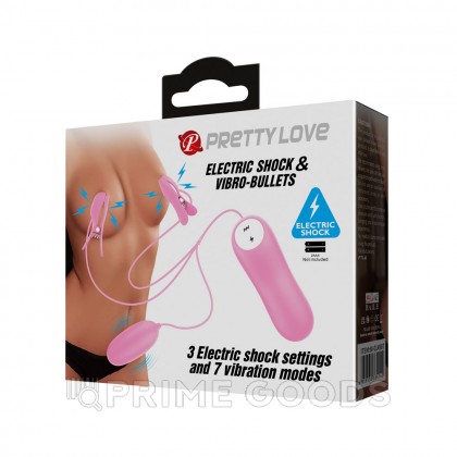 Зажимы с электростимуляцией и виброяйцо Pretty love от sex shop primegoods фото 7