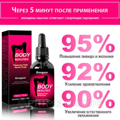 Возбуждающие капли женские Body Beauties, 30 мл от sex shop primegoods фото 5