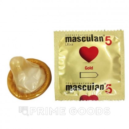Презервативы MASCULAN 5 ULTRA GOLD № 10 (утонченный латекс золотого цвета) 10 шт. от sex shop primegoods фото 5