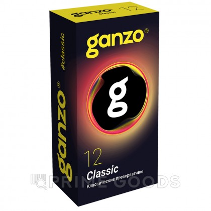 Презервативы Ganzo Classic с обильной смазкой, 12 шт. от sex shop primegoods