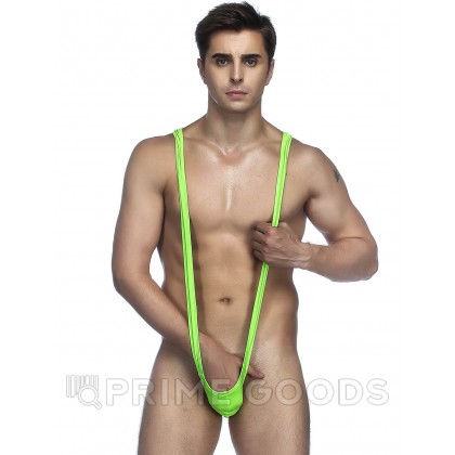 Слингшот-бикини мужской зеленый (размер S) от sex shop primegoods фото 4