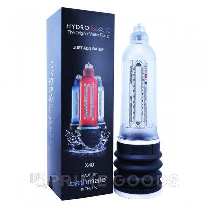 Гидропомпа Bathmate Hydromax X40 Crystal - прозрачная от sex shop primegoods
