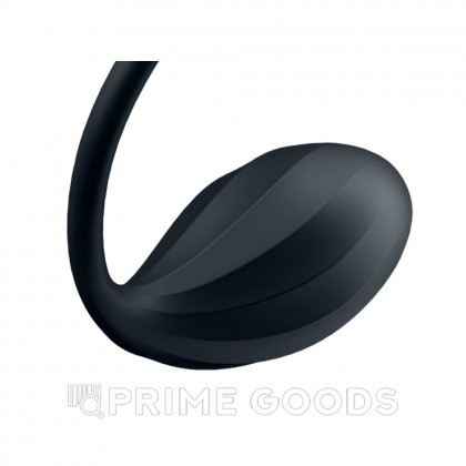 Виброяйцо Satisfyer Ribbed Petal черный (Connect App) от sex shop primegoods фото 3