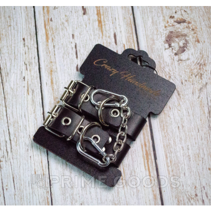 Наручники однослойные, прямоугольной формы, чёрного цвета  - primegoods.kz фото 2 Наручники однослойные, прямоугольной формы, чёрного цвета  от sex shop primegoods фото 2