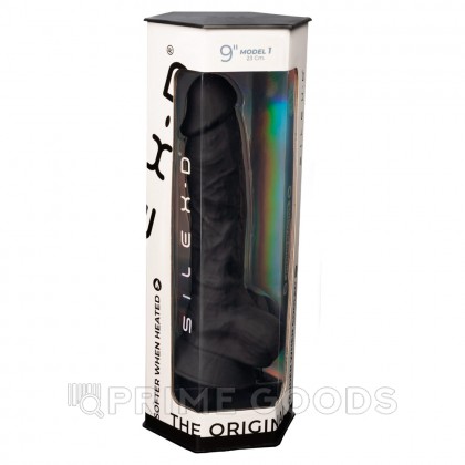 Реалистичный фаллоимитатор SilexD Model 1 (23*4,7) с двойной плотностью, черный от sex shop primegoods фото 9