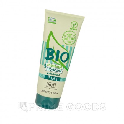 Интимный массажный гель 2 в 1 HOT BIO на водной основе, 200 мл от sex shop primegoods фото 2