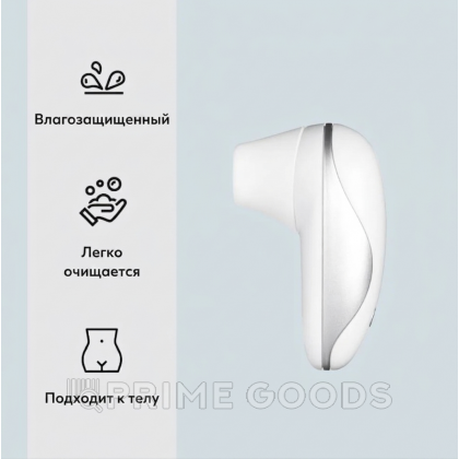 Бесконтактный клиторальный стимулятор Womanizer Starlet белый от sex shop primegoods фото 9