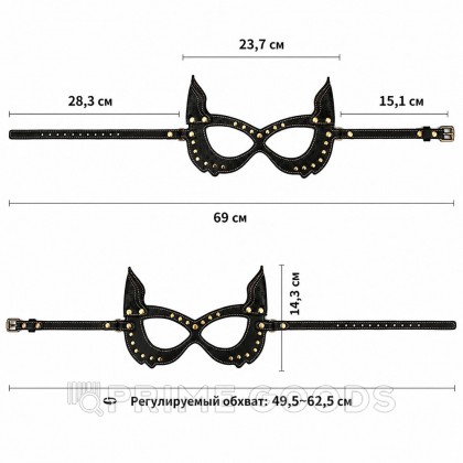 Маска кролика Rebellion Reign от sex shop primegoods фото 2