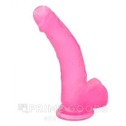 Фаллоимитатор Lovetoy Crystal Dildo Large (20×4,1 см) розовый от sex shop primegoods