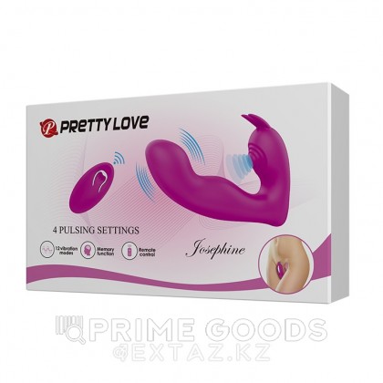 Вибромассажер для точки G с пульсацией и пультом ДУ от sex shop primegoods фото 7