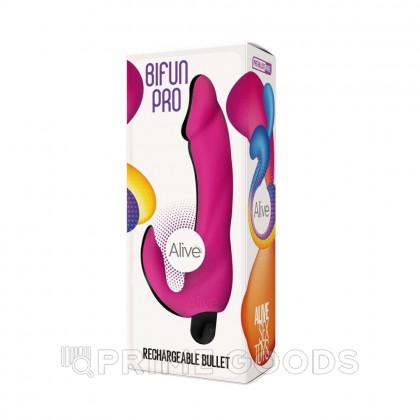 Двойной вибратор для точки G и клитора Bifun Pro от Alive от sex shop primegoods фото 2