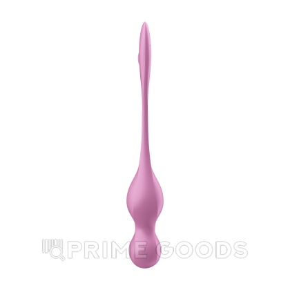Тренажер для интимных мышц с вибрацией Satisfyer Love Birds 1 розовый (Connect App) от sex shop primegoods фото 2