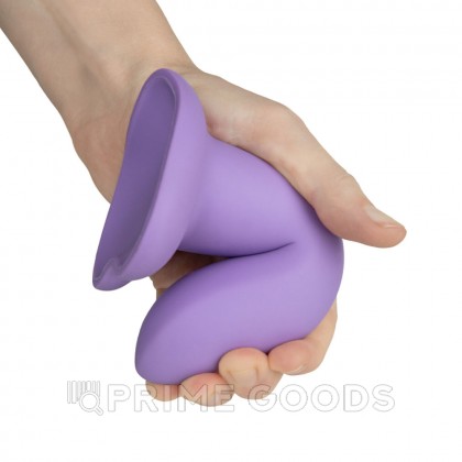 Нереалистичный дилдо Emotional Plus Purple лиловый (13*4 см) от sex shop primegoods фото 5
