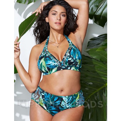 Купальник Leaves Print (2XL) от sex shop primegoods