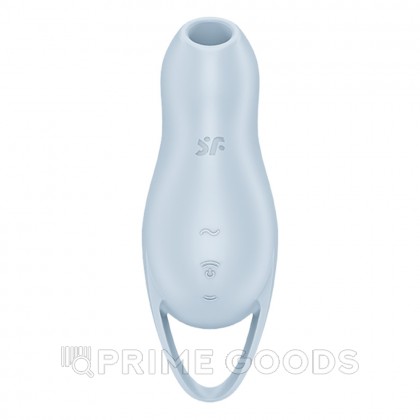 Клиторальный стимулятор с вибрацией Pocket Pro 1 от Satisfyer голубой от sex shop primegoods фото 6