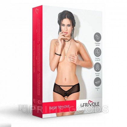 Дерзкие шортики с доступом и шнуровкой Easy to Love (размер L/XL, 46-48) от sex shop primegoods фото 3