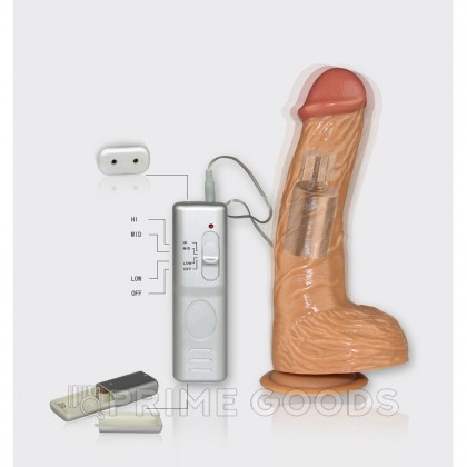 Фаллоимитатор с вибрацией Real Extreme Extra Girth (22 см) от sex shop primegoods фото 3