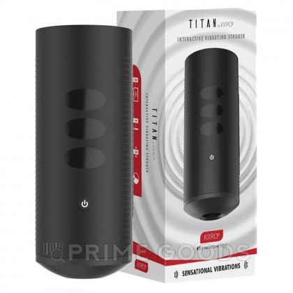 Интерактивный мастурбатор с вибрацией Titan от KIIROO от sex shop primegoods