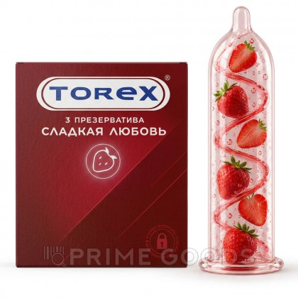 Презервативы сладкая любовь - TOREX 3 шт. от sex shop primegoods