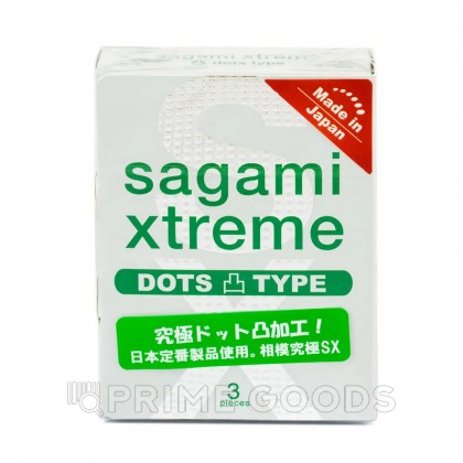 Презервативы SAGAMI Xtreme Type-E 3 шт. (точечные) от sex shop primegoods