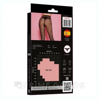 Колготы c леопардовым рисунком Amor EL от sex shop primegoods фото 3