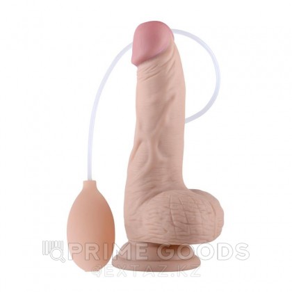 Реалистичный фаллоимитатор Lovetoy (22,9×4,6 см) с имитацией семяизвержения от sex shop primegoods