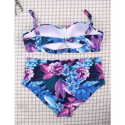 Купальник Flower Print Blue (XL) от sex shop primegoods фото 3