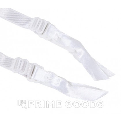 Кружевная подвязка белая (M) от sex shop primegoods фото 3