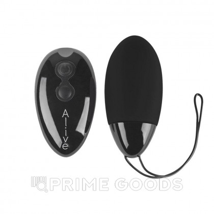 Виброяйцо Alive Magic Egg MAX черное с пультом ДУ  от sex shop primegoods фото 3