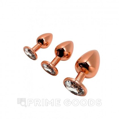 Анальная пробка Tralalo Rose Gold от Wooomy от sex shop primegoods фото 3
