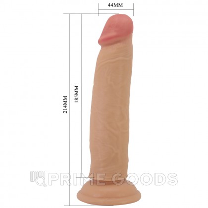 Реалистичный фаллоимитатор на присоске Keon Sliding skin (21,4*4,4 см) телесный от sex shop primegoods фото 4