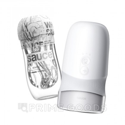 Автоматический мастурбатор Extra Sauce белый от sex shop primegoods