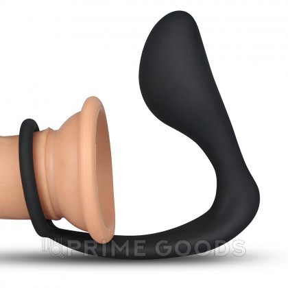 Анальная пробка с эрекционным кольцом Combo Threat от sex shop primegoods фото 5