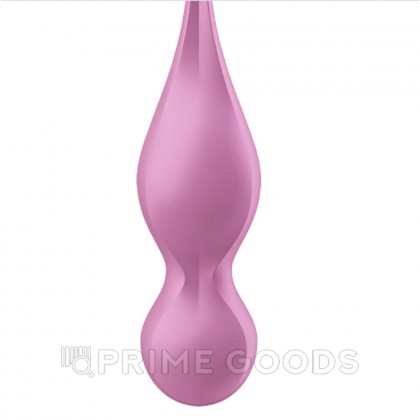 Тренажер для интимных мышц с вибрацией Satisfyer Love Birds 1 розовый (Connect App) от sex shop primegoods фото 7