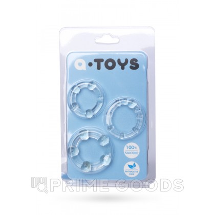 Набор колец TOYFA A-toys прозрачные от sex shop primegoods фото 2
