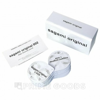 SAGAMI Original 002 полиуретановые 10 шт L-Size от sex shop primegoods фото 7