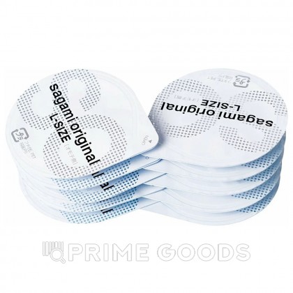 SAGAMI Original 002 полиуретановые 10 шт L-Size от sex shop primegoods фото 6
