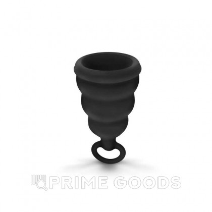 Gvibe Gcup Black силиконовая менструальная чаша с защитой от протечек, 10 мл от sex shop primegoods фото 7