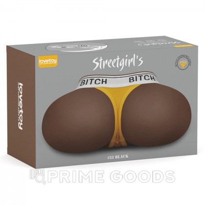 Двойной мастурбатор Streetgirl's в виде попы и вагины темный № 13 от sex shop primegoods фото 7