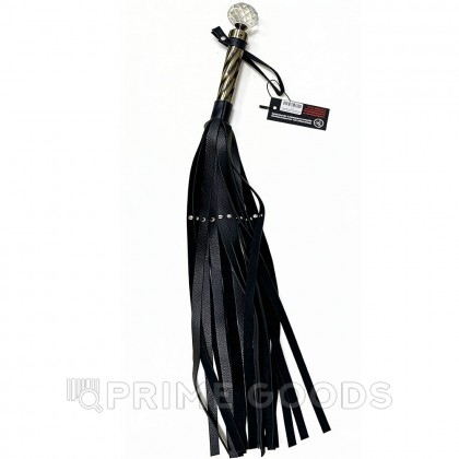 Плеть эксклюзивная BDSM Арсенал с металлической ручкой от sex shop primegoods фото 2