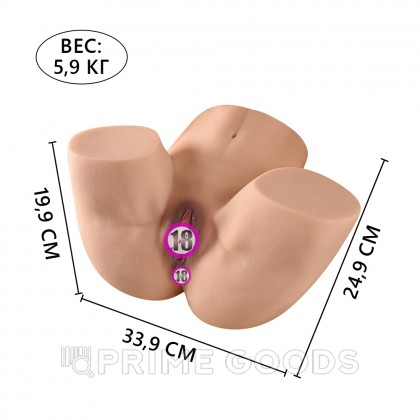 Реалистичный мастурбатор KALLY от sex shop primegoods фото 4