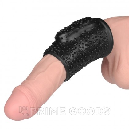 Эрекционное кольцо с вибрацией Lovetoy Knights Ring Drip черная от sex shop primegoods фото 4