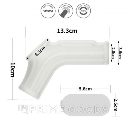 Насадка на пенис с вибрацией Ridge Knights Ring (13,3*2,8) от sex shop primegoods фото 5