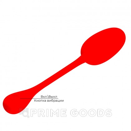 Виброяйцо Knucker, красное от sex shop primegoods фото 4