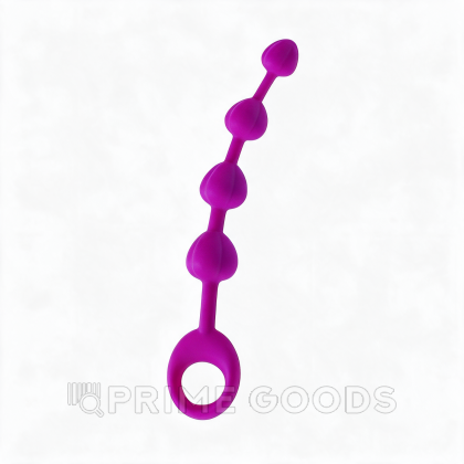 Цепочка анальная силиконовая от sex shop primegoods