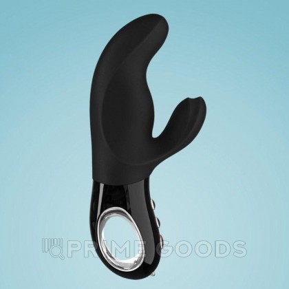 Кролик-вибратор Miss Bi (черный) от sex shop primegoods фото 2