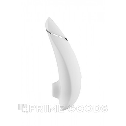 Бесконтактный клиторальный стимулятор Womanizer Premium белый/хром от sex shop primegoods фото 3