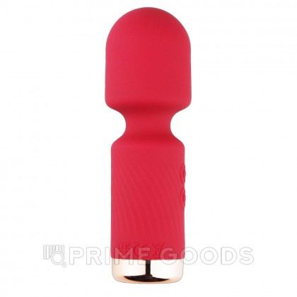 Мини Wand-вибромассажер, красный от sex shop primegoods фото 3